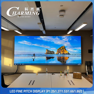 จอ LED ห้องประชุมติดผนัง IP42, Pixel Pith 1.86MM LED Wall HD